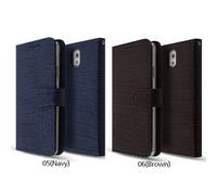 Custodia per diario in vera pelle Wild Croco per Galaxy Note20 Ultra Note10...