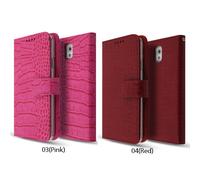 Custodia per diario in vera pelle Wild Croco per Galaxy Note20 Ultra Note10...