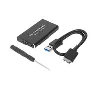 Custodia per disco da MSATA a USB 3.0 SSD, adatta per fai da te, per 30 x 50 mm, 30 x 30 mm, 6 Gbps