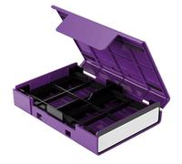 Custodia per disco rigido portatile | Custodia protettiva per disco rigido con supporto | Organizzatore compatto, custodia resistente | Tasca anteriore antiurto per disco esterno, dispositivo