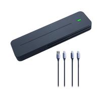Custodia per disco solido NVME/doppi protocolli Recinzione disco solido 10/20Gbps Trasferimento dati veloce Dissipazione del calore in alluminio