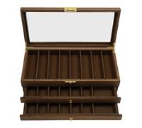 Custodia per Display per Coltello - vetrina per Coltello Tascabile a 3 Livelli con 22 Scomparti, organizzatore per la memorizzazione di Una varietà di coltelli, per Collezionisti