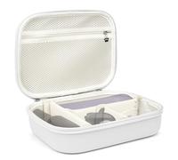 Custodia per dispositivo di epilazione laser Linkidea, organizer da viaggio per kit di rasatura da donna compatibile con Air 3 IPL e 10 IPL, borsa portatile per epilazione (bianco)