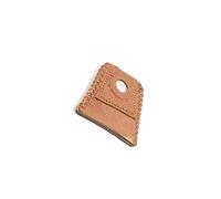 Custodia per dita, ditale in pelle con punta in metallo, realizzata a mano, copertura per ditale per cucire ricami, trapuntatura economica e durevole, design professionale
