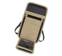 Custodia per documenti e oggetti di valore in nylon resistente con design Travel Planner, cachi