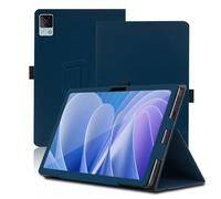 Custodia per DOOGEE T30 Pro, 11 inch, Cover Tablet DOOGEE T30 Pro, Copertura Protettiva Pieghevole con Supporto per Matita e Cinturino da Polso, Protezione Completa. (Blu)