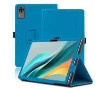 Custodia per DOOGEE T36 12 Pollici, Cover Tablet DOOGEE T36, Copertura Protettiva Pieghevole con Supporto per Matita e Cinturino da Polso, Protezione Completa. (Azzurro)