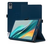 Custodia per DOOGEE T36 12 Pollici, Cover Tablet DOOGEE T36, Copertura Protettiva Pieghevole con Supporto per Matita e Cinturino da Polso, Protezione Completa. (Blu)