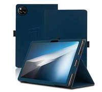 Custodia per DOOGEE Tab A9+ 11 Pollici, Cover Tablet DOOGEE Tab A9 Pro+, Copertura Protettiva Pieghevole con Supporto per Matita e Cinturino da Polso, Protezione Completa. (Blu)