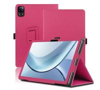 Custodia per DOOGEE Tab E3 11 Pollici, Cover Tablet DOOGEE Tab E3, Copertura Protettiva Pieghevole con Supporto per Matita e Cinturino da Polso, Protezione Completa. (Rosso)