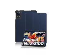 Custodia per DOOGEE Tab E3 Android 15 Tablet 11 Zoll, yystao Slim Stand Tri-Fold Custodia protettiva rigida compatibile con DOOGEE Tab E3, antiurto e antipolvere, blu