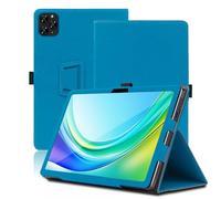Custodia per DOOGEE Tab G6 11 Pollici, Cover Tablet DOOGEE Tab G6, Copertura Protettiva Pieghevole con Supporto per Matita e Cinturino da Polso, Protezione Completa. (Azzurro)