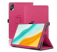 Custodia per DOOGEE Tab G6 Pro 12 Pollici, Cover Tablet DOOGEE Tab G6 Pro, Copertura Protettiva Pieghevole con Supporto per Matita e Cinturino da Polso, Protezione Completa. (Rosso)