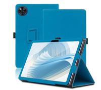 Custodia per DOOGEE U11 Pro/U11 2025 11 Pollici, Cover Tablet DOOGEE U11 Pro/U11 2025, Copertura Protettiva Pieghevole con Supporto per Matita e Cinturino da Polso, Protezione Completa. (Azzurro)