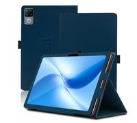 Custodia per DOOGEE U12 12 Pollici, Cover Tablet DOOGEE U12, Copertura Protettiva Pieghevole con Supporto per Matita e Cinturino da Polso, Protezione Completa. (Blu)