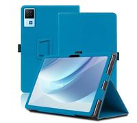 Custodia per DOOGEE U13 13 Pollici, Cover Tablet DOOGEE U13, Copertura Protettiva Pieghevole con Supporto per Matita e Cinturino da Polso, Protezione Completa. (Azzurro)