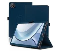 Custodia per DOOGEE V Pad 12 Pollici, Cover Tablet DOOGEE V Pad, Copertura Protettiva Pieghevole con Supporto per Matita e Cinturino da Polso, Protezione Completa. (Blu)