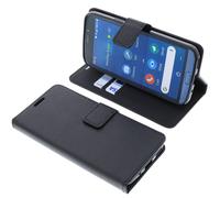 Custodia per Doro 8050 Book-Style Protettiva Cellulare a Libro Cover Nera