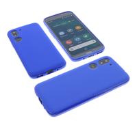 Custodia per Doro 8050 Borsa Protettiva Cellulare TPU Gomma Cover Case Blu