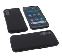 Custodia per Doro 8050 Borsa Protettiva Cellulare TPU Gomma Nera