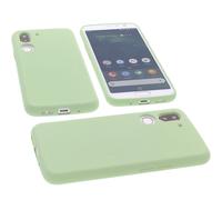 Custodia per Doro 8080 TPU Silicone Protezione Case Cellulare Opaco Soft Verde