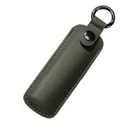 Custodia per drive, custodia portatile per il trasporto, supporto USB in pelle con portachiavi per proprietari di auto, scatola di protezione per unità, organizzazione di viaggi e ufficio, accessorio
