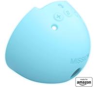 Custodia per Echo Pop Made for Amazon (Modello 2023), Fluorescente (Brilla Al Bu