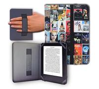 Custodia per eReader eBook da 6 Pollici - Kobo, Woxter, Tagus, BQ, Energy, SPC, Inves, Papyre, Wolder, Nolim - 6" Universale - Elastico (Cine)