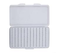 Custodia per esche da pesca a mosca, con inserti in schiuma EVA, per esche a cucchiaio, esche e ami da pesca, struttura in ABS (grande)