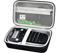 Custodia per etichettatrice portatile DYMO LabelManager 160/280, per stampante di etichette, scatola portatile per adattatore AC, cartucce a nastro, caricabatterie e accessori (solo scatola), nero