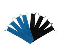 Custodia per flauto da 8 pezzi per musicisti, borsa portaoggetti in velluto per