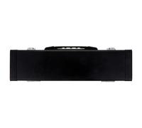 Custodia per flauto in pelle PU nera Scatola portaoggetti per accessori per