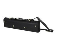 Custodia per Flauto Portatile Nero, con Tracolla Regolabile | Imbottitura Interna, Chiusura a Scatto, Interno Morbido, per Insegnanti di Musica e Studenti di Flauto