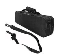 Custodia per flauto traversa, valigia in tessuto Oxford impermeabile con tracolla regolabile, borsa messenger, accessori Custodia con cerniera per flauto traversata a 16 fori