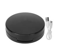Custodia per fondotinta per cuscino Luce a LED Specchio rotondo Custodia interna compatta Confezione cosmetica vuota