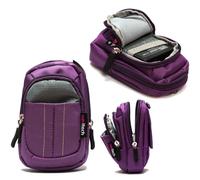 Custodia per fotocamera compatta Navitech Purple compatibile con il sistema OM Tough TG