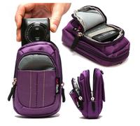 Custodia per fotocamera compatta Navitech Purple compatibile con Panasonic Lumix DM