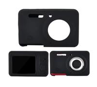 Custodia per fotocamera digitale Kodak Pixpro FZ55, custodia protettiva in morbido silicone per PIXPRO FZ55, resistente alle cadute, ultra leggera, antigraffio, per viaggi, attività all'aperto (nero)
