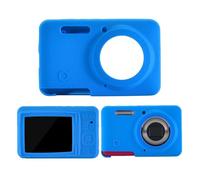 Custodia per fotocamera digitale Kodak PIXPRO FZ55, custodia protettiva in morbido silicone per PIXPRO FZ55, resistente alle cadute, ultra leggera, antigraffio, per viaggi, attività all'aperto (blu)