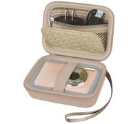 Custodia per fotocamera digitale VOXPAN per principianti, 8 X Digital Zoom HD, fotocamera digitale 21 MP 1080P HD 2,7 pollici, fotocamera compatta, solo piccola scatola (beige scuro)