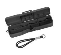 Custodia per fotocamera e filtro con una rigida modellata, colore nero | Interno adatto per accessori per fotocamera e filtro, guscio esterno rigido, coperchio incernierato collegato