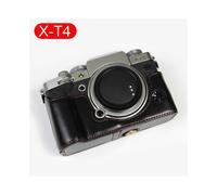 Custodia per Fotocamera Half Case con Manico Protettivo Compatibile con Fujifilm X-T1/X-T2/X-T3/X-T4 XT4 Materiale in Pelle Sintetica e Alluminio