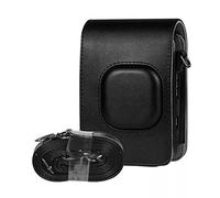 Custodia per fotocamera in PU morbida retrò per Instax Mini LiPlay Mini, impermeabile, antiurto, custodia per fotocamera, Nero , Retro morbido PU fotocamera custodia per Instax Mini LiPlay Mini