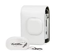 Custodia per fotocamera in PU morbida retrò per Instax Mini LiPlay Mini, impermeabile, antiurto, custodia per fotocamera, bianco, Retro morbido PU fotocamera custodia per Instax Mini LiPlay Mini