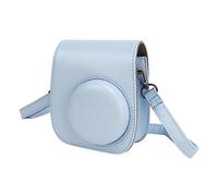 Custodia per Fotocamera in PU Resistente con Album di Grande capacità e Cornici Colorate Sospese (BLUE)