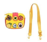 Custodia per Fotocamera per Bambini, Borsa a Tracolla Multifunzionale per Bambini per Ragazzi e Ragazze per Esterni (Giallo)