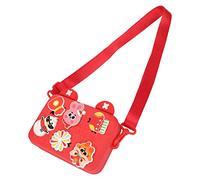 Custodia per Fotocamera per Bambini Compatibile con la Maggior Parte dei Giocattoli per Fotocamera per Bambini, Videocamera per Bambini e Accessori Decorazioni per Cartoni Animati (Rosso)