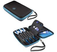 Custodia per Freccette Blaze Pro 6 in Aqua e Nero - Ottimale per Riporre - Nouvo