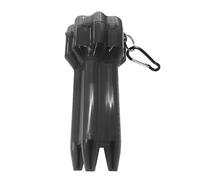 Custodia per freccette, custodia rigida regolabile in lunghezza per 3 freccette, per garage, ristorante, sala giochi, pratica e concorrenza a casa, Nero , Refer to description, Unisex