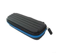 Custodia per freccette in EVA, scomparti dedicati per alberi, voli, punte e accessori, antiurto, portatile, adatta per freccette con punta in plastica morbida in acciaio (blu)